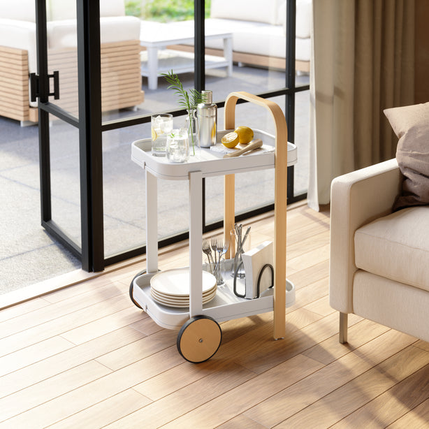 Umbra Bellwood Bar / Serving Cart, Flat-Pack