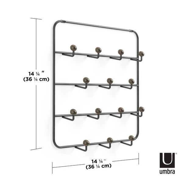 Umbra Estique Over-the-Door Multi Organizer with 14 Hooks