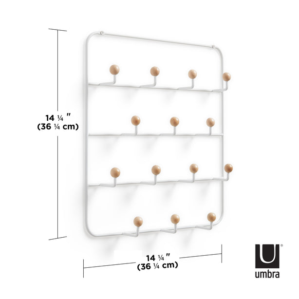 Umbra Estique Over-the-Door Multi Organizer with 14 Hooks