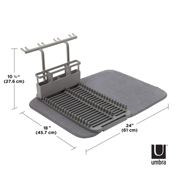 Umbra Jumbo UDry Dishrack with Drying Mat