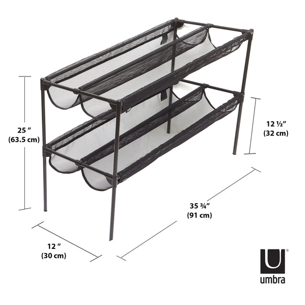 Umbra Shoe Sling 2-Tier Shoe Rack