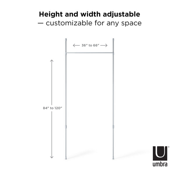Umbra Anywhere Expandable Curtain Tension Rod & Room Divider
