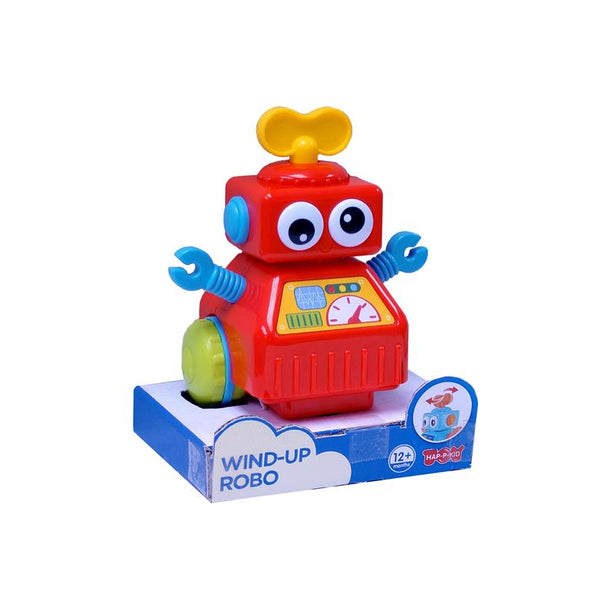 Hap-P-Kid Little Learner Wind-up Robo - Red
