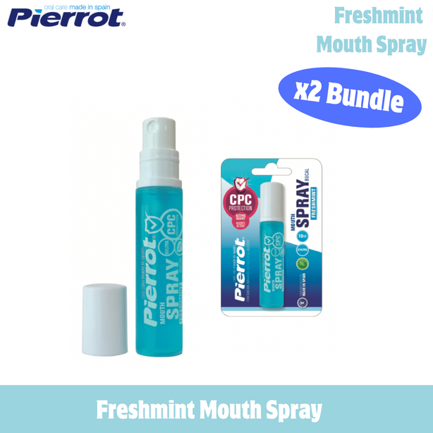 Pierrot Freshmint Mouth Spray (Bundle of 2)