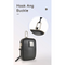 WiWU E-Pouch PU Leather, Water-Resistant, Skin-friendly with Portable Hook Storage Carrying Bag