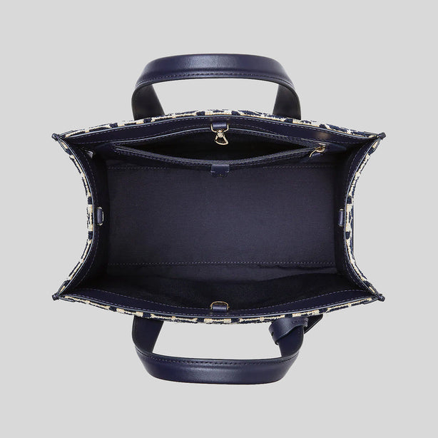 Kate Spade Manhattan Spade Flower Chenille Small Tote Blue Multi RS-K5495