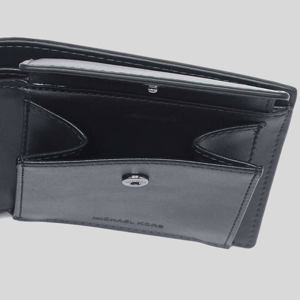 Michael Kors Cooper Billfold Wallet With Coin Pocket Admiral PL Blue RS-36U9LCRF3B