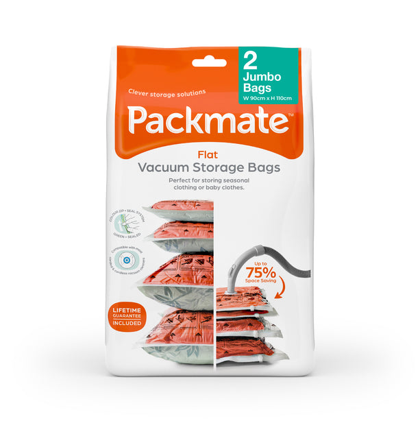 Pack Mate Flat Vacuum Storage Bags