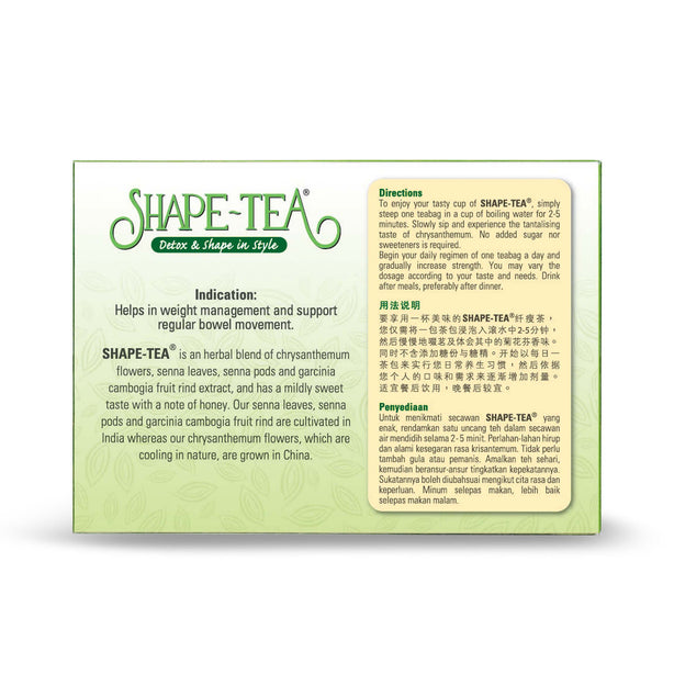 SHAPE-TEA Slimming Tea - Detox & Shape in Style (25 Sachets)