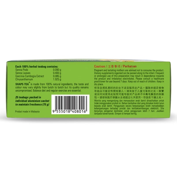 SHAPE-TEA Slimming Tea - Detox & Shape in Style (25 Sachets)