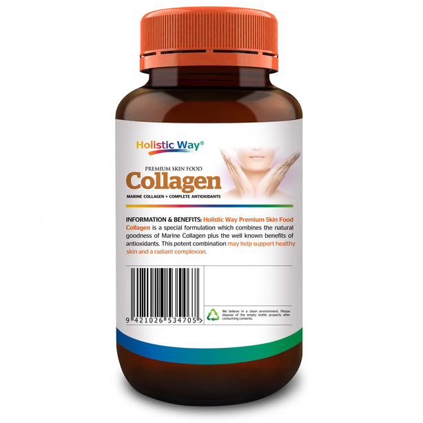 Holistic Way Premium Skin Food Collagen (60 Capsules)