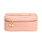 StitchesandTweed Rose Sakura Vegan Leather Travel Make Up Cosmetic Bag
