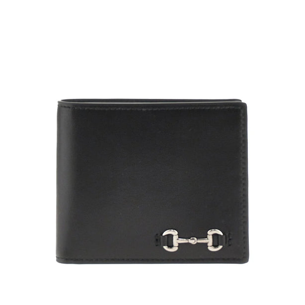 GUCCI Leather wallet with Horsebit detail