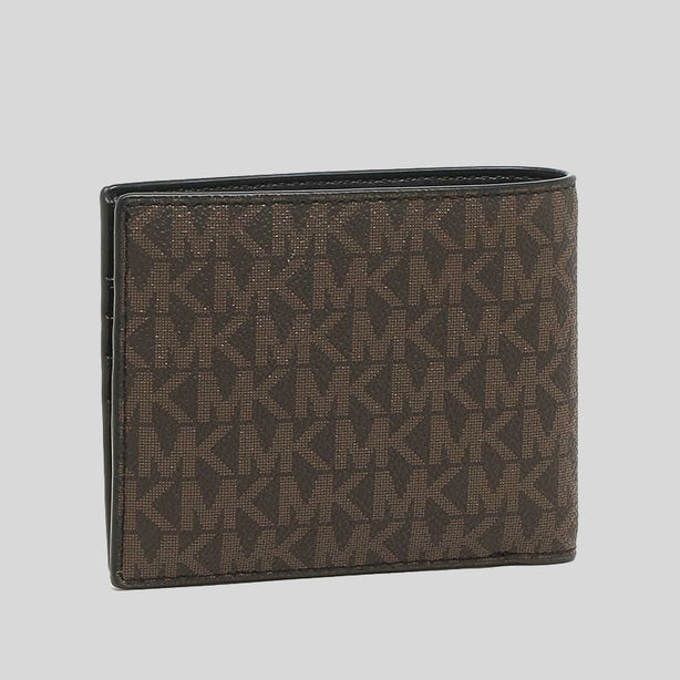 Michael Kors Cooper Billfold Wallet With Passcase Brown RS-36U9LCRF6B
