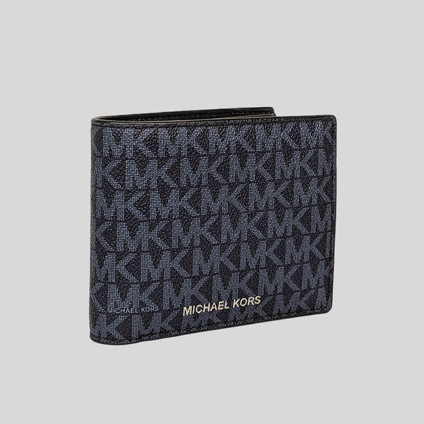 Michael Kors Cooper Billfold Wallet With Passcase PL Blue RS-36U9LCRF6B
