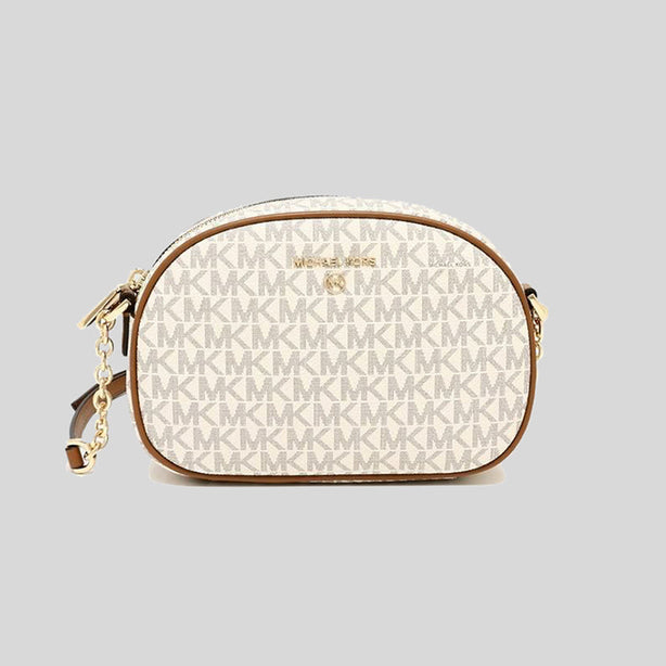 Michael Kors Jet Set Charm Small Logo Crossbody Bag Vanilla RS-32F2GT9C0B