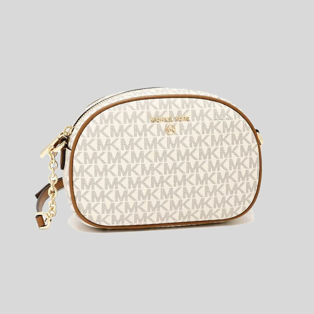 Michael Kors Jet Set Charm Small Logo Crossbody Bag Vanilla RS-32F2GT9C0B