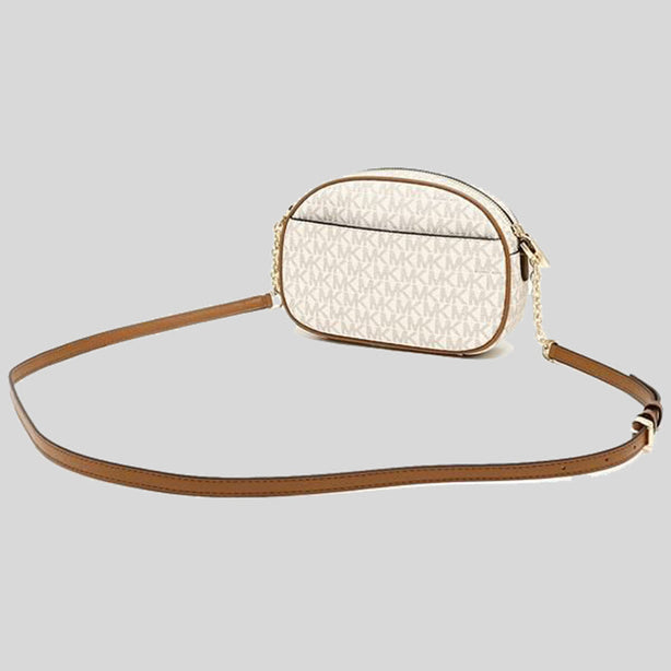 Michael Kors Jet Set Charm Small Logo Crossbody Bag Vanilla RS-32F2GT9C0B