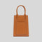Burberry Grainy Leather Micro Frances Tote Warm Russet RS-80627021