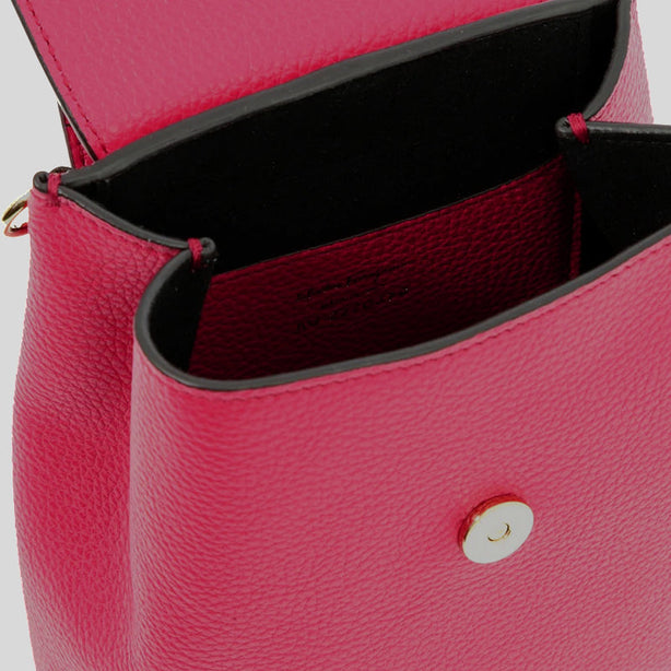 Salvatore Ferragamo Calf Leather Small Gancini Crossbody Bag/Backpack Robes RS-0755109