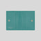 Salvatore Ferragamo Soft Calf Leather Small Bifold Card Case Turquoise RS-0750240