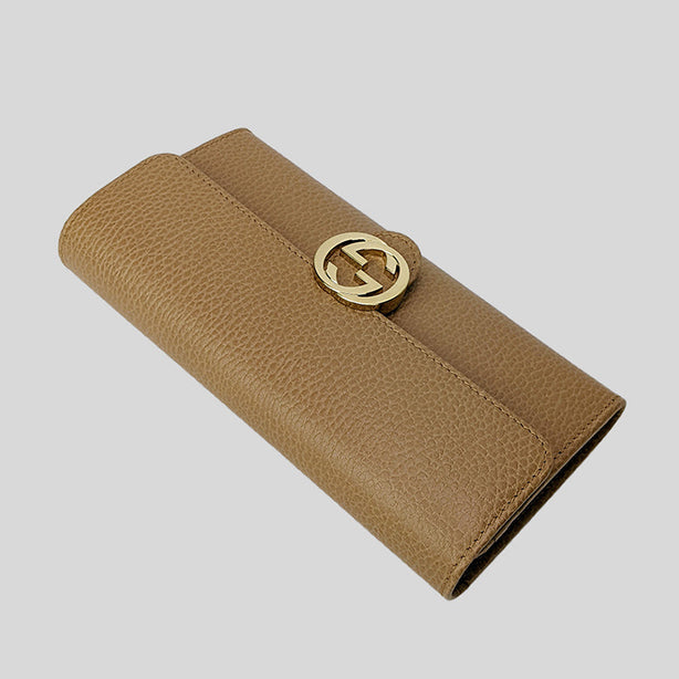 Gucci interlocking wallet best sale