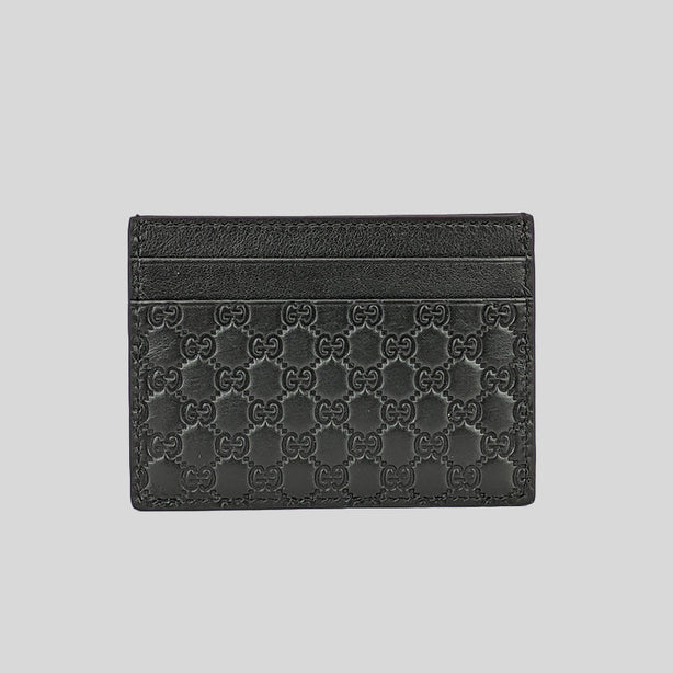 Gucci Microguccissima Card Holder Black RS-262837