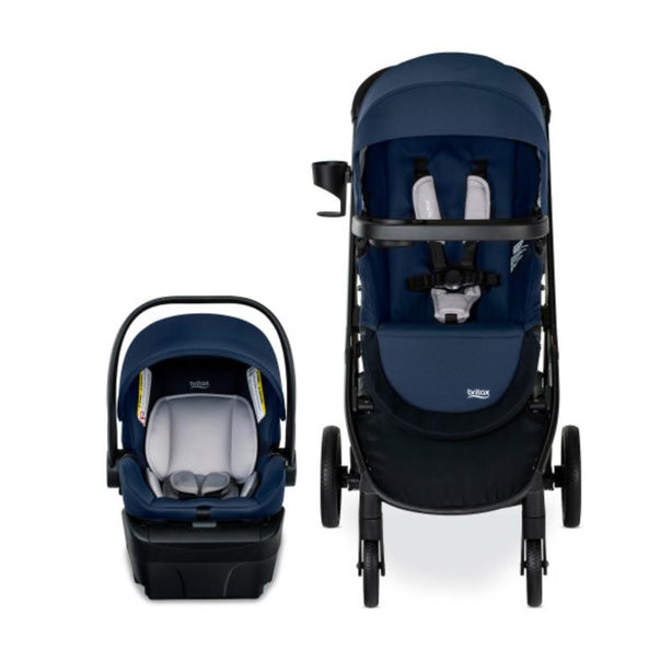 Britax Willow Brook Travel System in Navy Glacier (US)