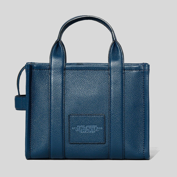 Marc Jacobs The Leather Small Tote Bag Traveler Tote Blue Sea RS-H009L01SP21