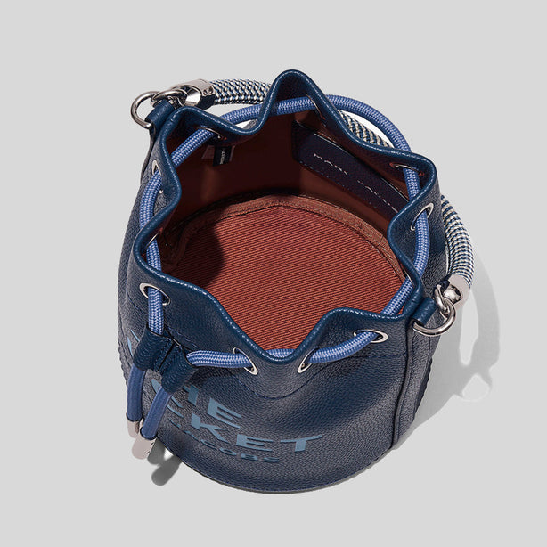 Marc Jacobs The Leather Bucket Bag Blue Sea, Bucket Bag