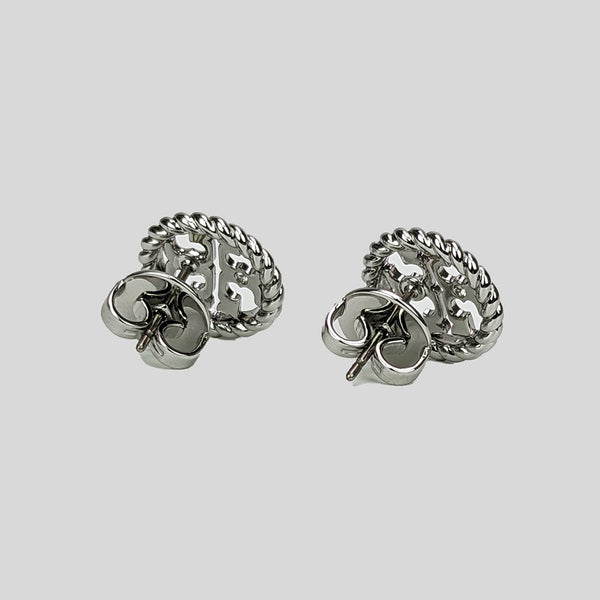 Tory Burch Rope Logo Stud Earring Tory Silver Rs-136618 – Robinsons ...