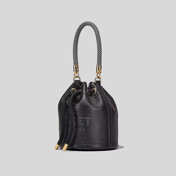 Marc Jacobs The Leather Mini Bucket Bag Black RS-2S3HCR058H03