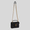 SAINT LAURENT YSL College Medium Chain Bag In Quilted Leather Black RS-600279BRM07