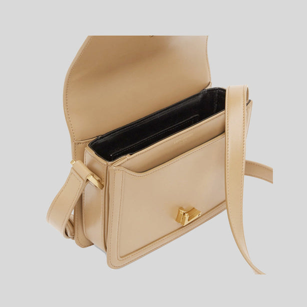 SAINT LAURENT YSL Solferino Small Satchel In Box Saint Laurent Leather Tan RS-6343060SX0W