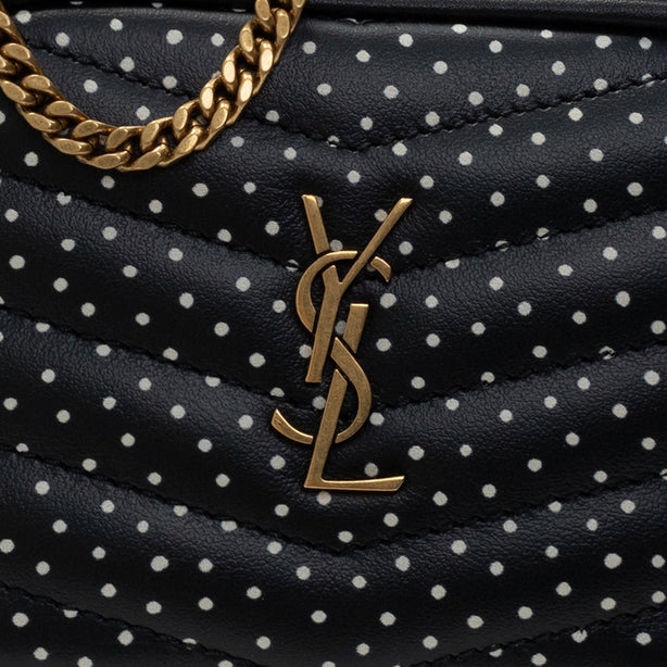 SAINT LAURENT YSL Lou Baby Shoulder Bag Black RS-6350882Q7474