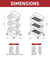 E70490 Rene Carro Kitchen Service Trolley (Plastic White)