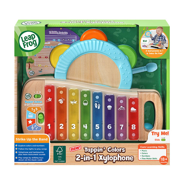 LeapFrog Tappin' Colors 2-in-1 Xylophone
