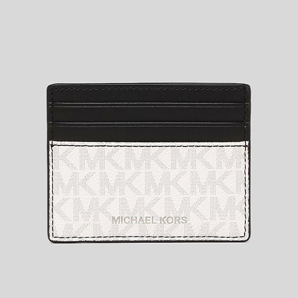 Michael Kors Cooper Tall Card Case In Signature Canvas Bright White RS-36U9LCRD1B