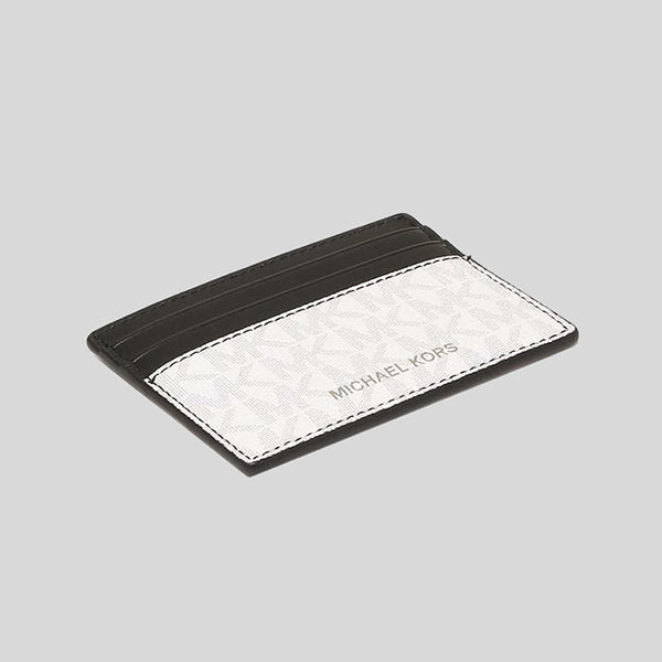 Michael Kors Cooper Tall Card Case In Signature Canvas Bright White RS-36U9LCRD1B