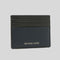Michael Kors Cooper Pebble Leather Tall Card Case Navy RS-36F9LC0D2L