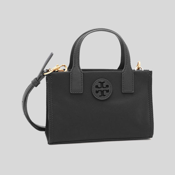 Tory Burch Ella Mini Tote Black RS 146437 Robinsons Singapore