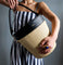X Nihilo Vegan Raffia Picnic Bag Black
