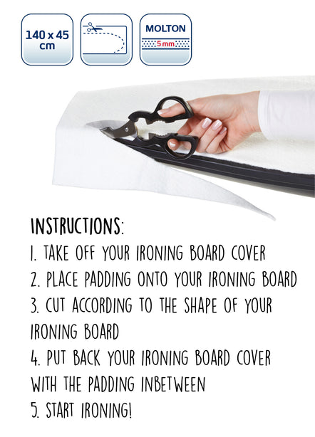 L71708 Leifheit Ironing Board Padding 140 X 45Cm