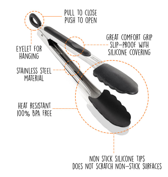 L03041 Proline Kitchen Tongs