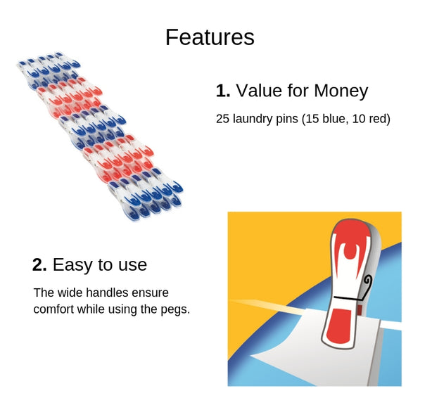 L85660 Leifheit Pegs 25 Pieces
