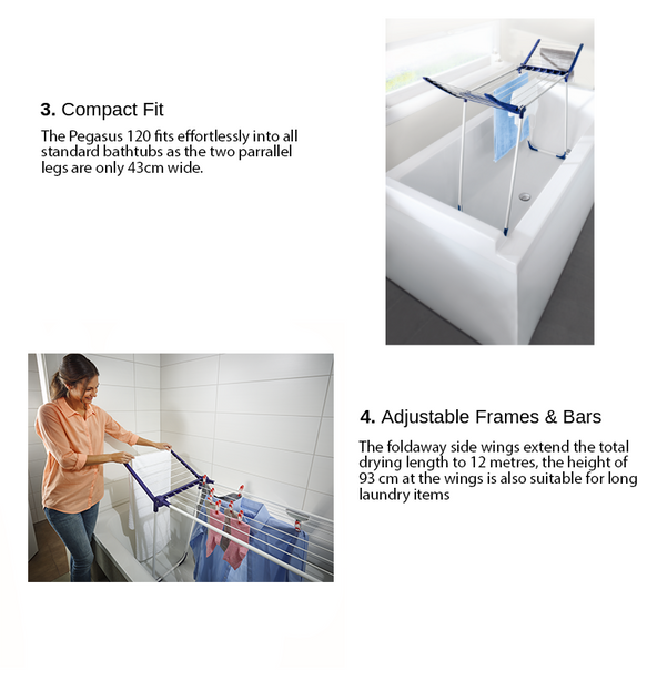 L81720 Laundry Dryer Pegasus 120 Solid Compact