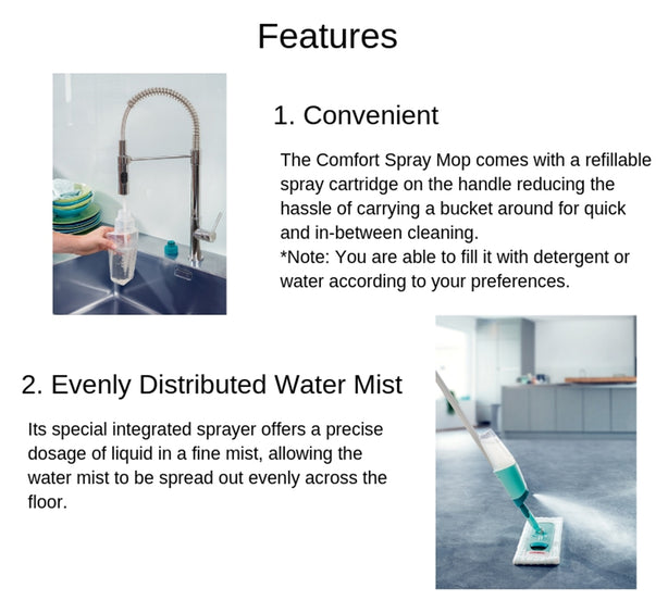 L56690 Comfort Spray Mop Easy Spray XL