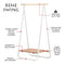 E70461 Rene Swing Clothes Storage Rack Brown