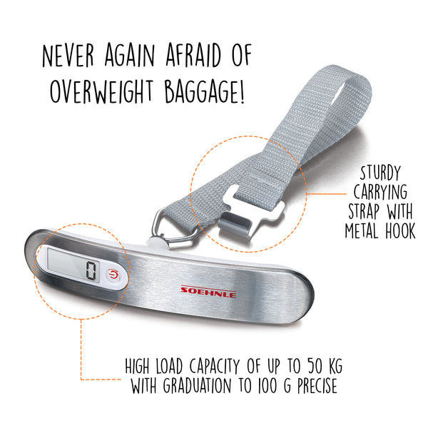 S66172 Soehnle Luggage Scale Travel