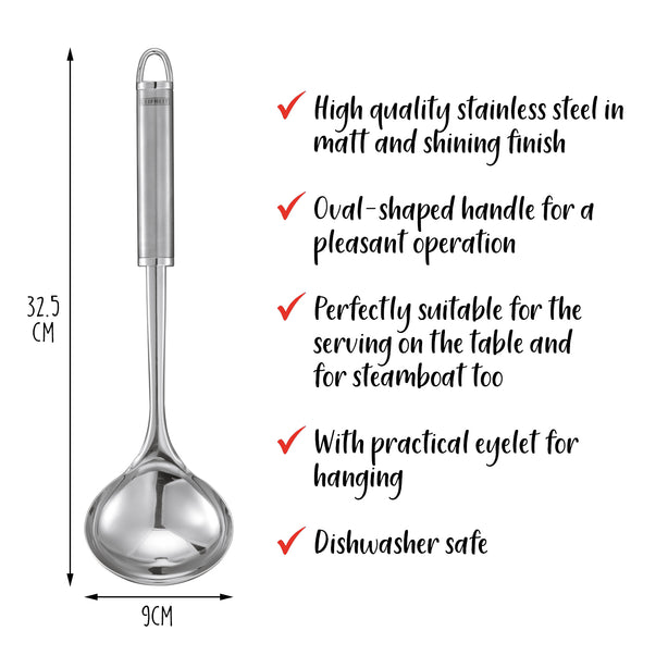 L24050 Laddle Large Sterling